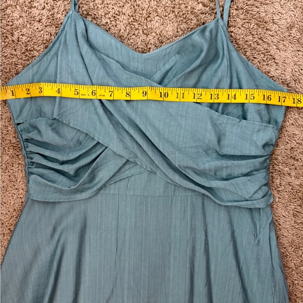 CUPSHE Ruffled Hem Faux Wrap Dress - Picture 8 of 14